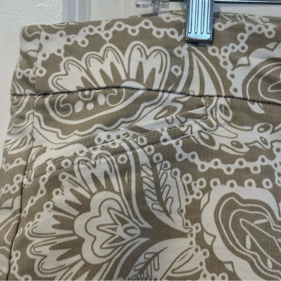 Croft & Barrow, tan paisley skort Skirt with shorts size 18 - Picture 6 of 14